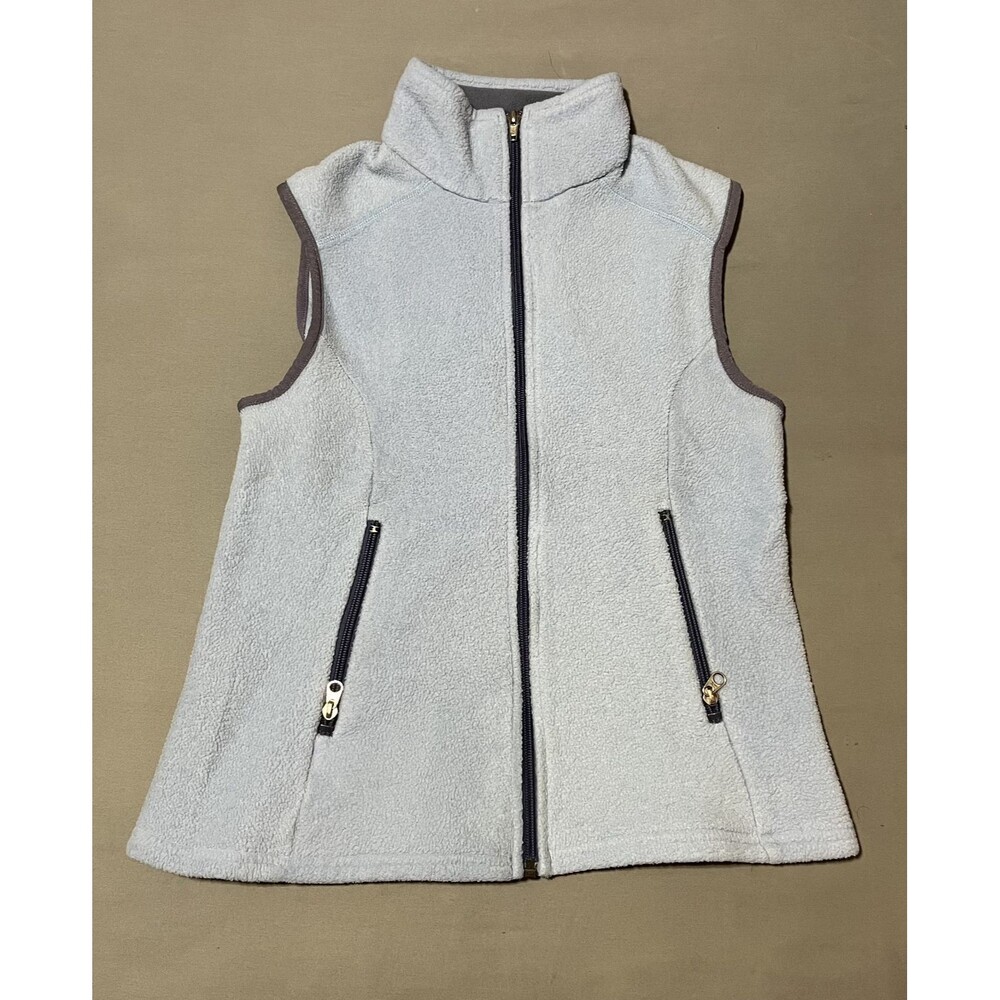 Patagonia Women's Synchilla Fleece Vest Full Zip, Baby Blue - Medium